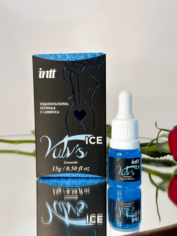 GEL EXCITANTE FEMININO TÉRMICO VIBRADOR INTT FEROMÔNIO VULV'S ICE 15G GOTAS - Imagem 5