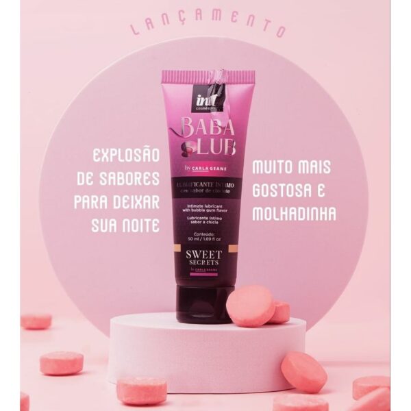 GEL LUBRIFICANTE ÍNTIMO SABOR CHICLETE INT BABALUB 50ML - Imagem 9