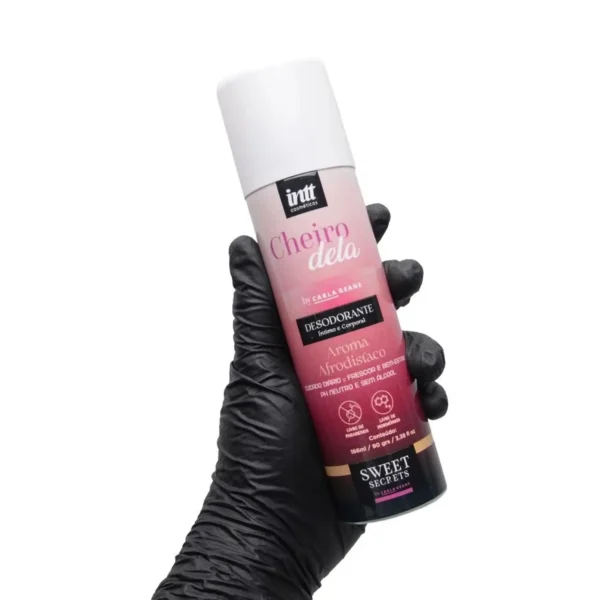 DESODORANTE AFRODISÍACO ÍNTIMO E CORPORAL FEMININO INTT CHEIRO DELA 166ML - Imagem 10