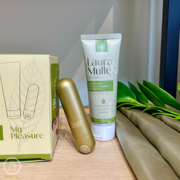 KIT INTT MY PLESURE BY LAURA MULLER GEL LUBRIFICANTE ÍNTIMO VERBENA + BULLET 10 VELOCIDADES - Imagem 8