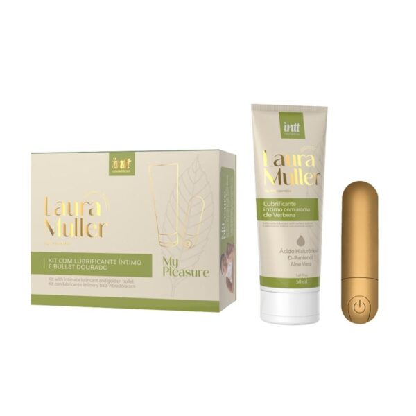 KIT INTT MY PLESURE BY LAURA MULLER GEL LUBRIFICANTE ÍNTIMO VERBENA + BULLET 10 VELOCIDADES - Imagem 9