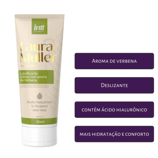 LUBRIFICANTE ÍNTIMO INTT BY LAURA MULLER 50ML VERBENA - Imagem 2