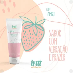 LUBRIFICANTE ÍNTIMO COM EFEITO DE VIBRAÇÃO LEVE INTT VIBE SENSATION 50ML