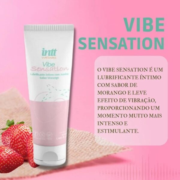 LUBRIFICANTE ÍNTIMO COM EFEITO DE VIBRAÇÃO LEVE INTT VIBE SENSATION 50ML - Imagem 4