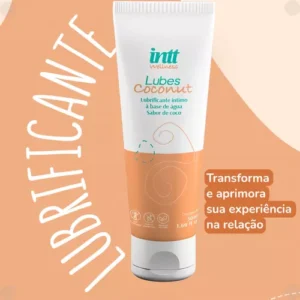 LUBRIFICANTE ÍNTIMO À BASE DE COCO INTT LUBES COCONUT GEL 50ML
