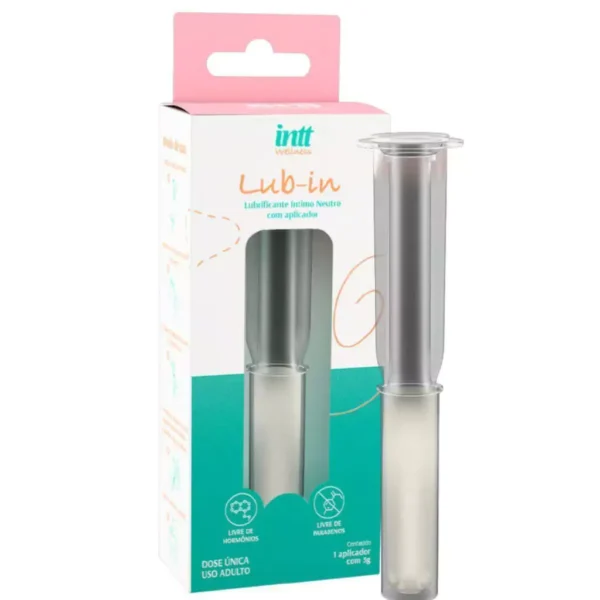 LUBRIFICANTE ÍNTIMO FEMININO À BASE D'ÁGUA INODORO INCOLOR COM APLICADOR INTERNO GEL 5G - Imagem 5