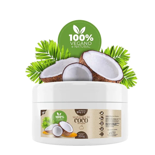 MANTEIGA HIDRATANTE À BASE DE COCO KARITÉ MURU MURU INTT COCONUT CREAM 90G