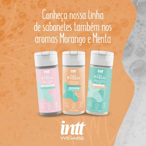 SABONETE ÍNTIMO E CORPORAL LÍQUIDO INTT FEEL FRESH 100ML 3 AROMAS