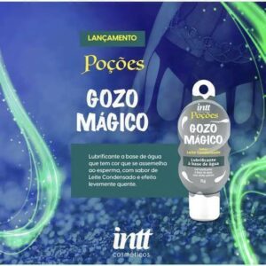 GEL LUBRIFICANTE UNISSEX À BASE D'ÁGUA TÉRMICO INTT POÇÃO GOZO MÁGICO 15G LEITE CONDENSADO