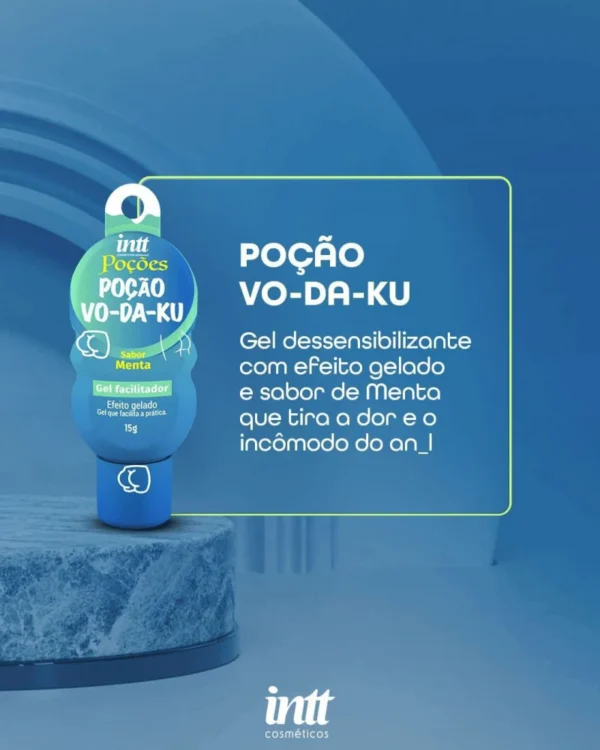 GEL TÉRMICO DESSENSIBILIZANTE PARA SEXO ANAL INTT POÇÃO VO-DA-KU 15G MENTA - Imagem 5