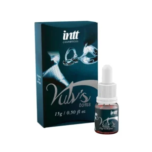 GEL EXCITANTE FEMININO TÉRMICO VIBRADOR INTT FEROMÔNIO VULV'S TONS 15G VINHO TINTO