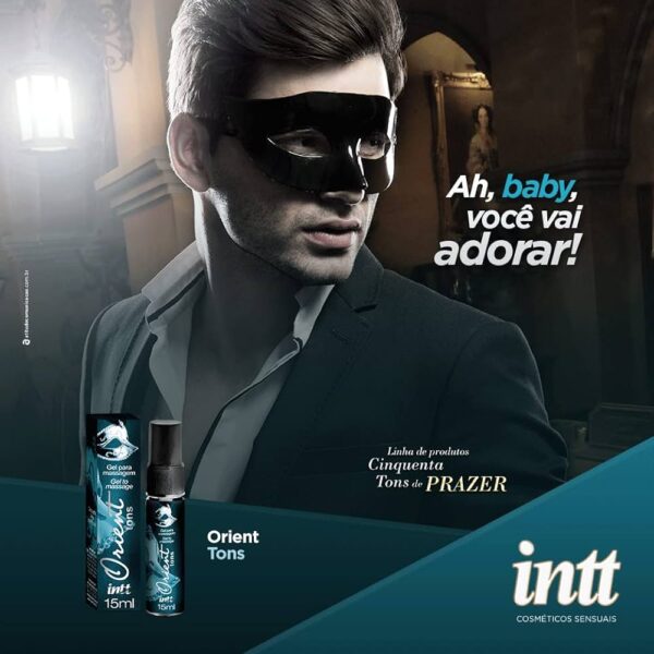 GEL EXCITANTE UNISSEX TÉRMICO INTT ORIENT TONS 15ML VINHO TINTO - Imagem 2