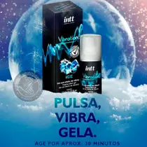 GEL EXCITANTE UNISSEX TÉRMICO VIBRADOR INTT VIBRATION! TONS 17G VINHO TINTO