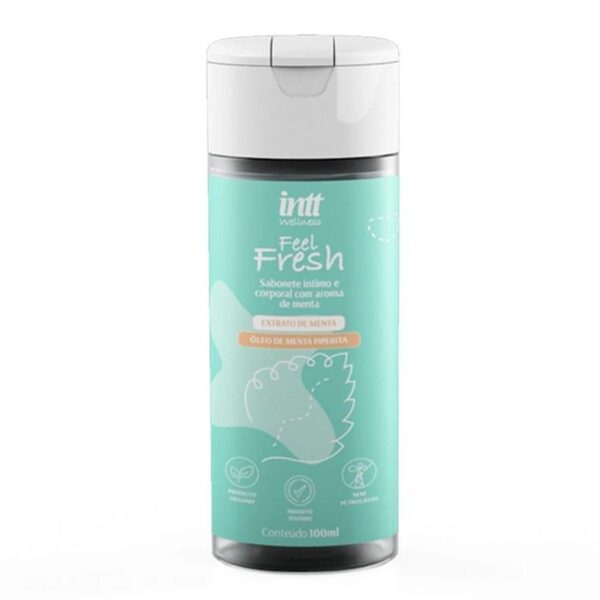SABONETE ÍNTIMO E CORPORAL LÍQUIDO INTT FEEL FRESH 100ML 3 AROMAS - Imagem 3