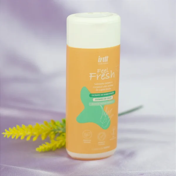 SABONETE ÍNTIMO E CORPORAL LÍQUIDO INTT FEEL FRESH 100ML 3 AROMAS - Imagem 5