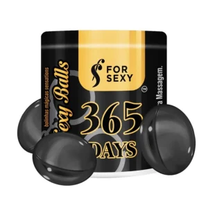 BOLINHAS EXPLOSIVAS DE GEL FOR SEXY 365 DAYS SEXY BALLS 3 UNIDADES