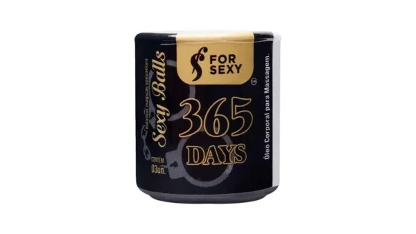 BOLINHAS EXPLOSIVAS DE GEL FOR SEXY 365 DAYS SEXY BALLS 3 UNIDADES - Imagem 6