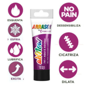 GEL LUBRIFICANTE PARA SEXO ANAL FOR SEXY AH NOW! 7 EM 1 LUBRIFICANTE TÉRMICO VASODILATADOR VIBRADOR DESSENSIBILIZANTE