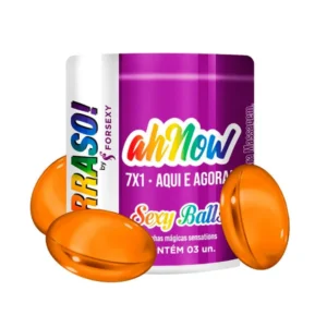 BOLINHAS EXPLOSIVAS DE GEL FOR SEXY AH NOW! 3 UNIDADES LUBRIFICANTE TÉRMICO VASODILATADOR VIBRADOR DESSENSIBILIZANTE