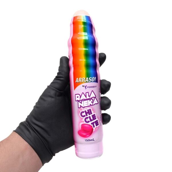 GEL BEIJÁVEL PARA SEXO ORAL  FOR SEXY RALA NEKA SABOR CHICLETE COMESTÍVEL EMBALAGEM ANATÔMICA - Imagem 2