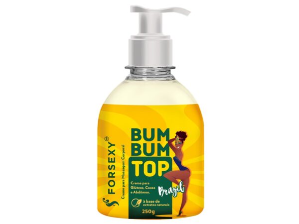 CREME HIDRATANTE BUM BUM TOP BRAZIL 250G - Imagem 4