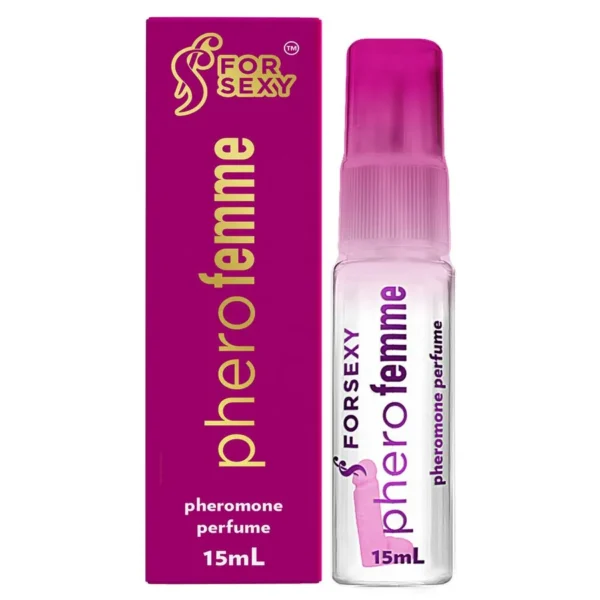 PERFUME AFRODISÍACO FEROMÔNIO FOR SEXY PHEROFEMME SPRAY 15ML