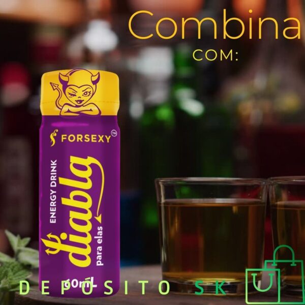 BEBIDA ENERGÉTICA FOR SEXY DIABLA PARA ELAS 60ML - Imagem 4