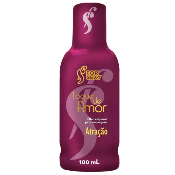 ÓLEO CORPORAL HIDRATANTE PERFUMADO FOR SEXY TOQUE DE AMOR 100ML - Imagem 3