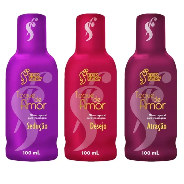 ÓLEO CORPORAL HIDRATANTE PERFUMADO FOR SEXY TOQUE DE AMOR 100ML