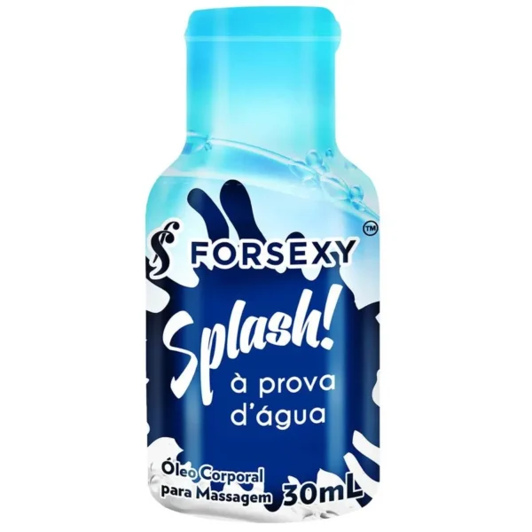 GEL LUBRIFICANTE NEUTRO À PROVA D'ÁGUA FOR SEXY SPLASH 30ML - Imagem 2