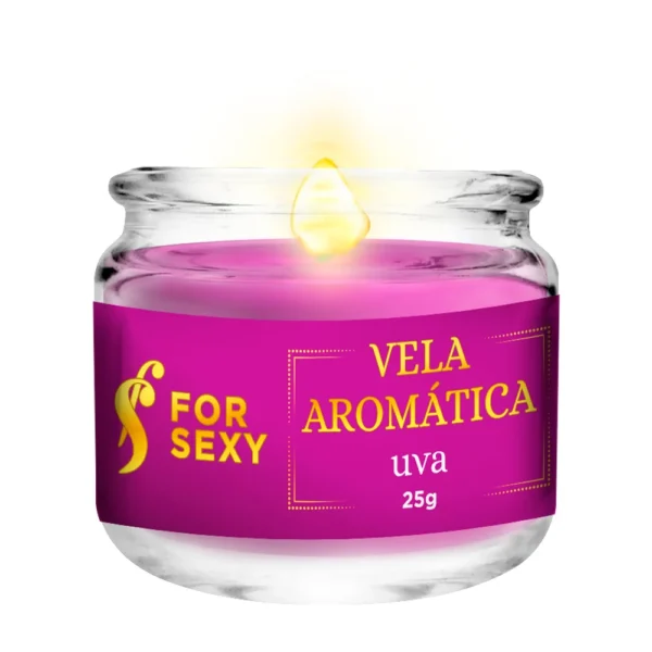 VELA AROMÁTICA AFRODISÍACA BEIJÁVEL FOR SEXY 4 AROMAS - Imagem 3