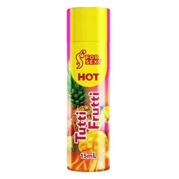 ÓLEO BEIJÁVEL TÉRMICO PARA MASSAGEM FOR SEXY HOT 15ML 18 SABORES - Imagem 2