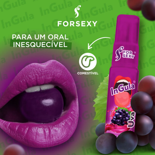 GEL BEIJÁVEL DESSENSIBILIZANTE PARA SEXO ORAL FOR SEXY IN GULA 15ML - Imagem 10