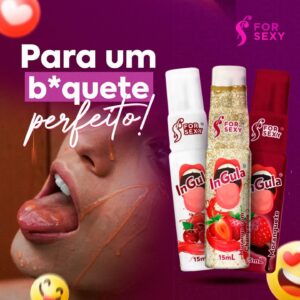 GEL BEIJÁVEL DESSENSIBILIZANTE PARA SEXO ORAL FOR SEXY IN GULA 15ML