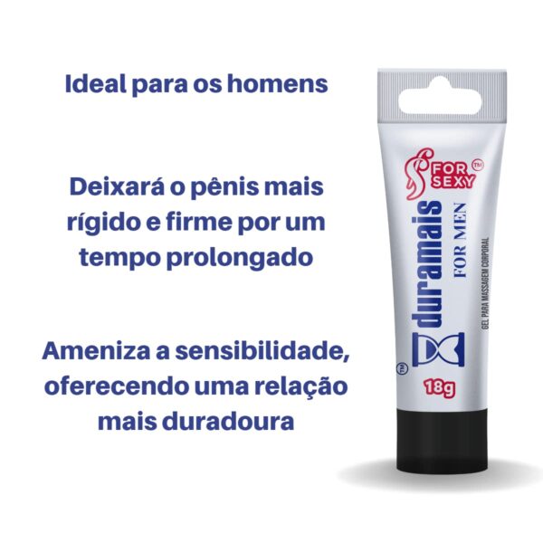 GEL PROLONGADOR RETARDANTE FOR SEXY DURA MAIS FOR MEN 18G - Imagem 5