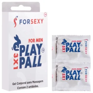 GEL FILME EXCITANTE PLAY PALL FOR MAN 3X1 SACHE 5G