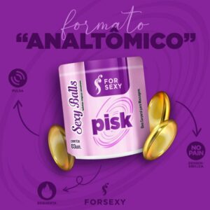 BOLINHAS EXPLOSIVAS GEL EXCITANTE PARA SEXO ANAL FOR SEXY PISKA 3 UNIDADES
