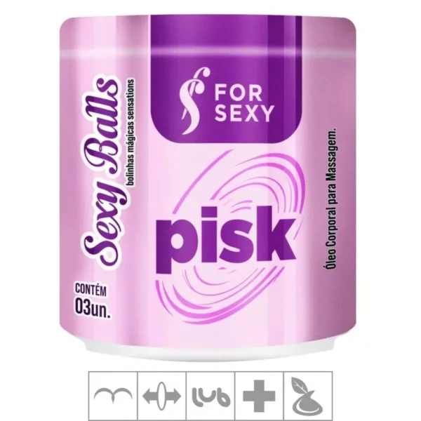 BOLINHAS EXPLOSIVAS GEL EXCITANTE PARA SEXO ANAL FOR SEXY PISKA 3 UNIDADES - Imagem 6