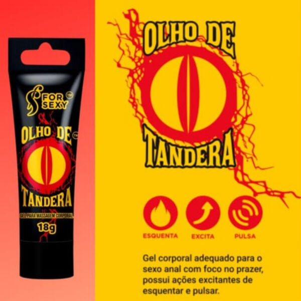 GEL DESSENSIBLIZANTE CICATRIZANTE VIBRADOR TÉRMICO PARA SEXO ANAL FOR SEXY OLHO DE TANDERA 18G - Imagem 2