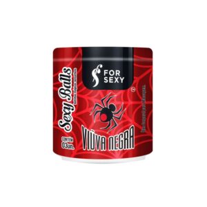 BOLINHAS EXPLOSIVAS GEL MULTIFUNCIONAL ESQUENTA ESFRIA FOR SEXY VIÚVA NEGRA 3 UNIDADES