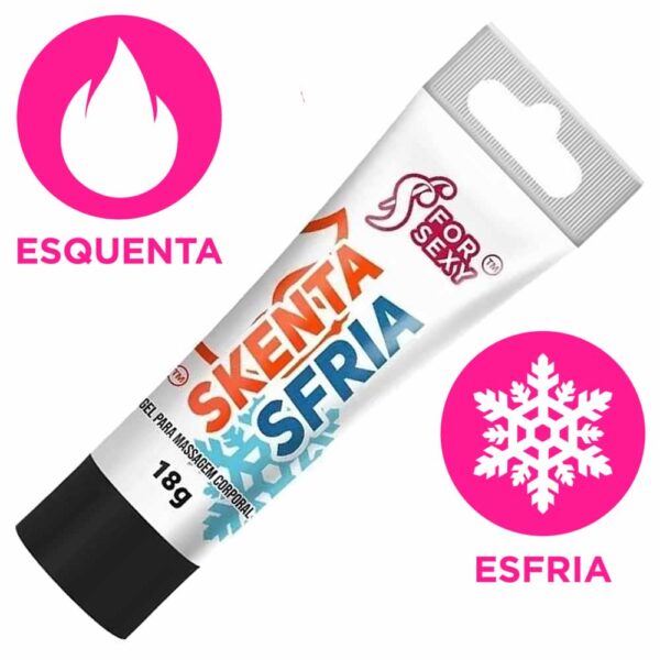 GEL EXCITANTE CORPORAL BIFÁSICO FOR SEXY SQUENTA SFRIA 18G