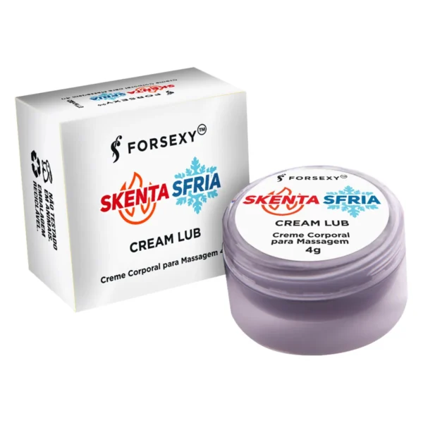 CREME EXCITANTE POMADA CORPORAL BIFÁSICO FOR SEXY CREAM LUB SQUENTA SFRIA 4G - Imagem 4