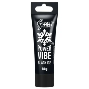 GEL VIBRADOR LÍQUIDO TÉRMICO FOR SEXY POWER VIBE BLACK ICE 18G