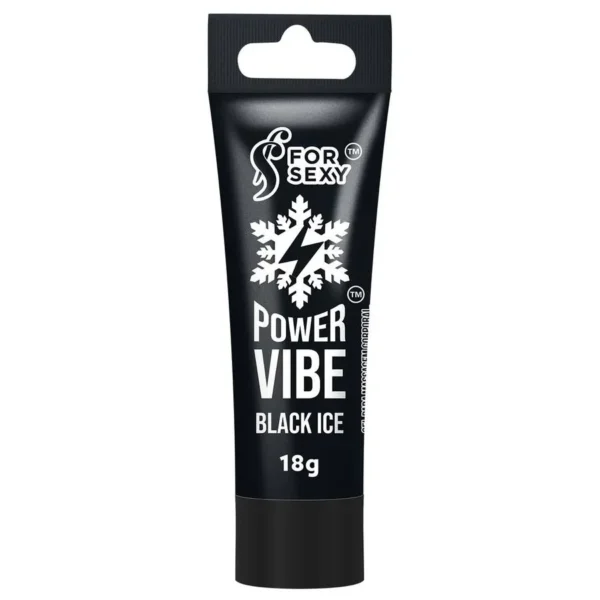 GEL VIBRADOR LÍQUIDO TÉRMICO FOR SEXY POWER VIBE BLACK ICE 18G
