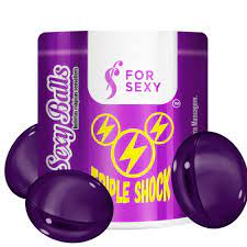 BOLINHAS EXPLOSIVAS GEL EXCITANTE TÉRMICO FOR SEXY TRIPLE SHOCK 3 UNIDADES
