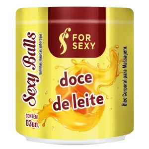 BOLINHAS EXPLOSIVAS GEL LUBRIFICANTE BEIJÁVEL FOR SEXY SEXY BALLS 3 UNIDADES 15 SABORES