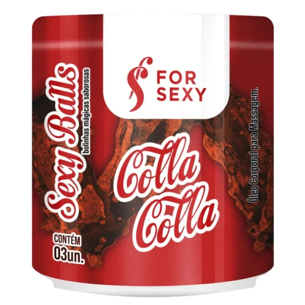 BOLINHAS EXPLOSIVAS GEL LUBRIFICANTE BEIJÁVEL FOR SEXY SEXY BALLS 3 UNIDADES 15 SABORES - Imagem 4