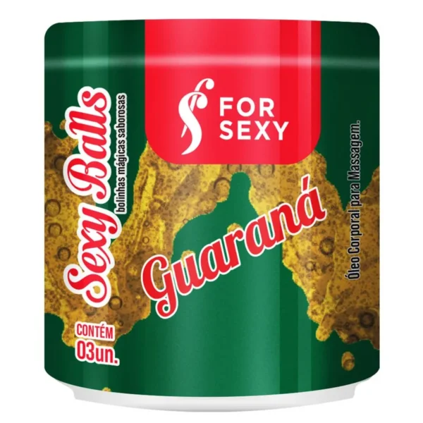 BOLINHAS EXPLOSIVAS GEL LUBRIFICANTE BEIJÁVEL FOR SEXY SEXY BALLS 3 UNIDADES 15 SABORES - Imagem 3