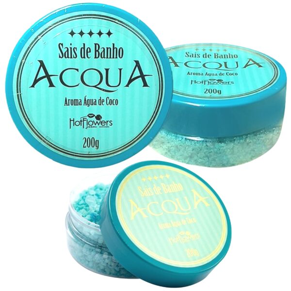 SAIS DE BANHO HOT FLOWERS ACQUA 200G - Imagem 3