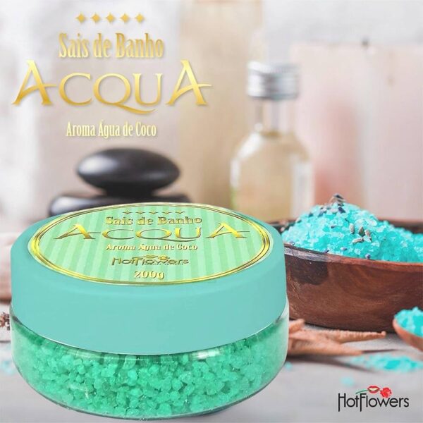 SAIS DE BANHO HOT FLOWERS ACQUA 200G - Imagem 5